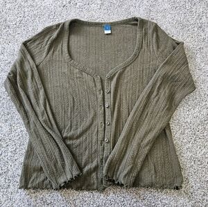 Old Navy Olive Green Cardigan
